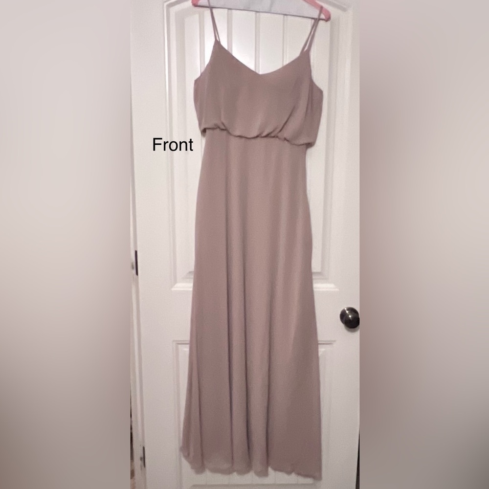 Elegant Women's Dress in Taupe